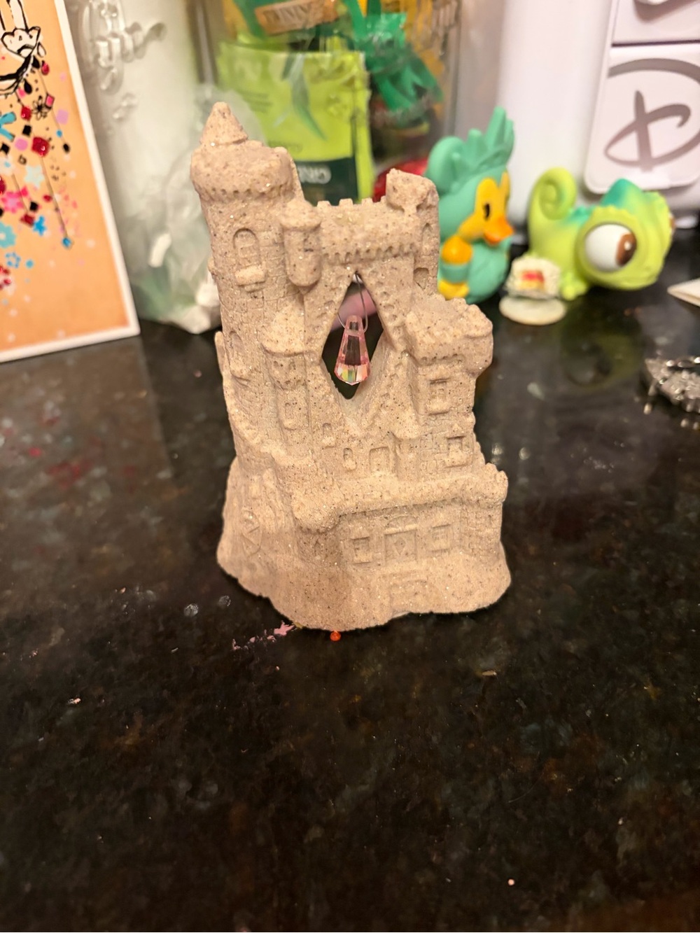 Sand castle figurine